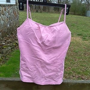 Pink spaghetti strap